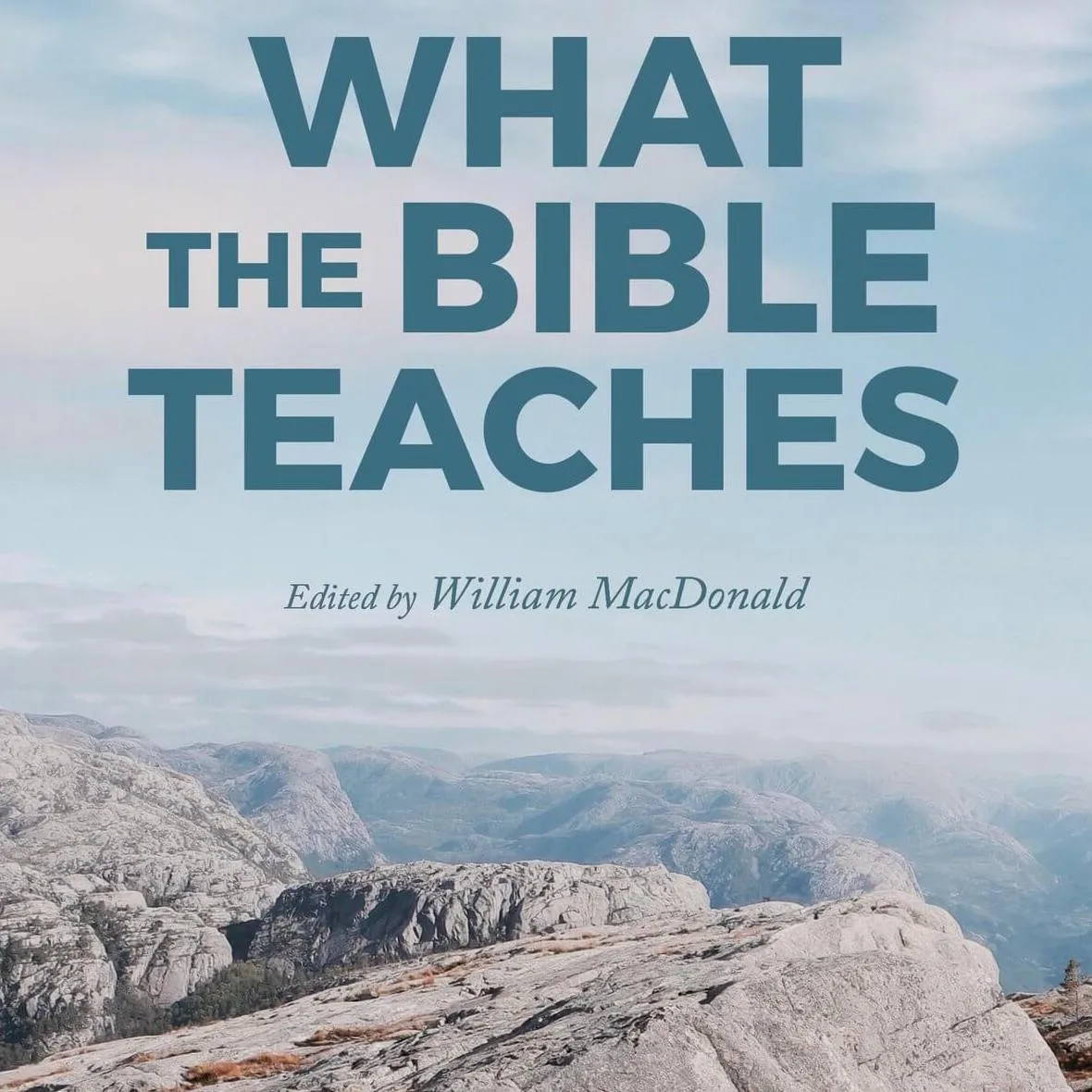 What the Bible Teaches course cover